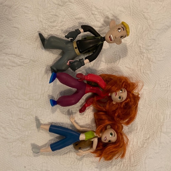 Rare Kim Possible Disney Action Figures with prerecorded backpacks that work - Picture 10 of 11